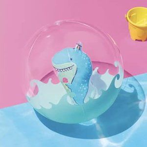 Ice Cream Shark Beach Ball - Sun Squad
